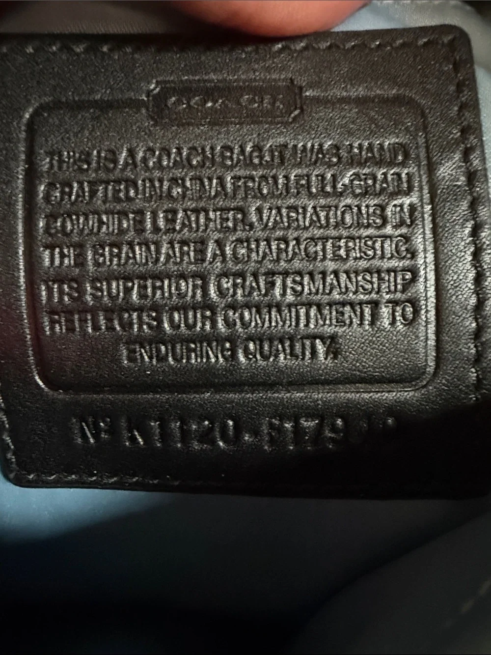 Coach Black Diaper Bag